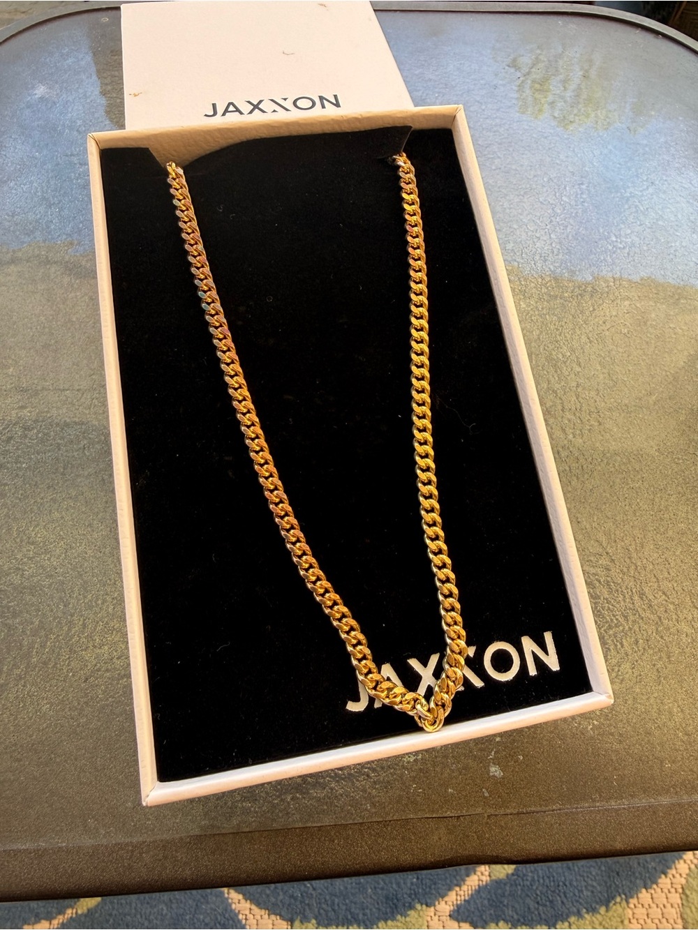 JAXXON Kids' Gold Curb Chain Necklace